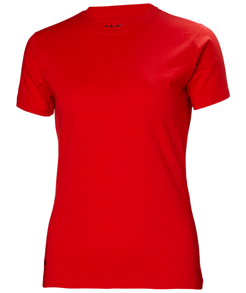 Helly Hansen Workwear W CLASSIC T-SHIRT in Signal Rot – Vorderansicht