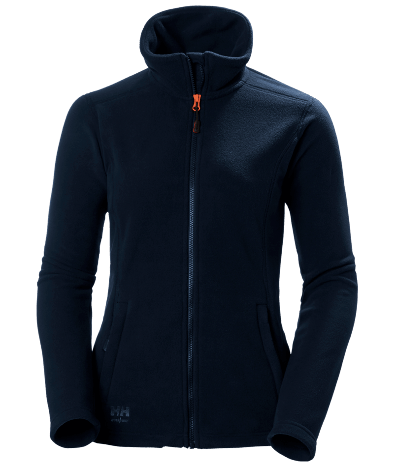Helly Hansen Workwear W OXFORD FLEECE JACKET in Marine – Vorderansicht