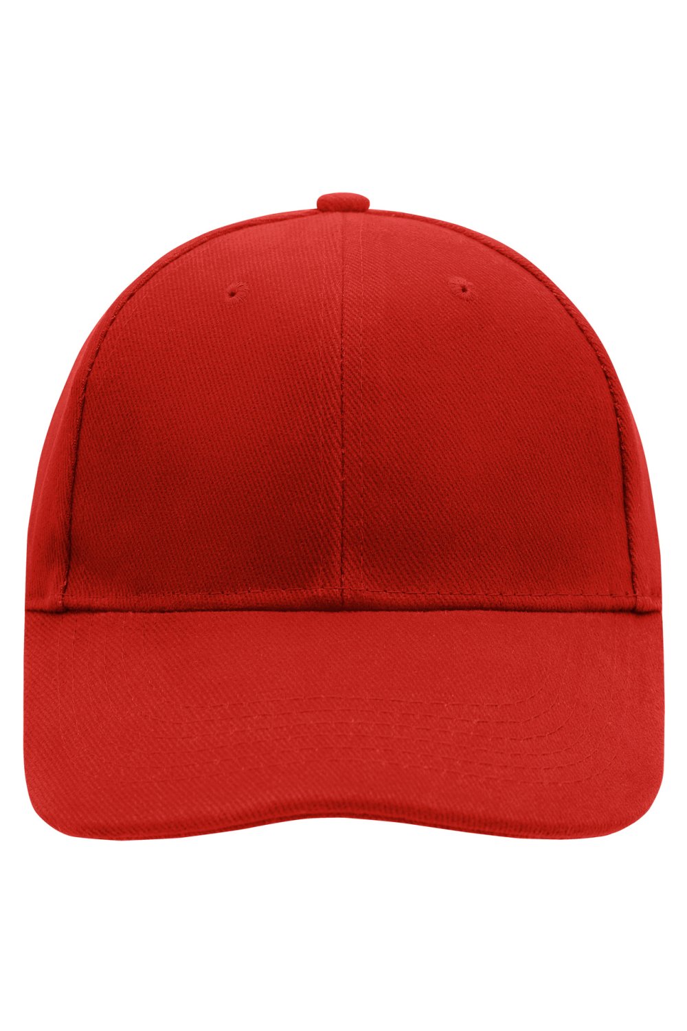 Daiber 6 Panel Cap Laminated in Red – Vorderansicht