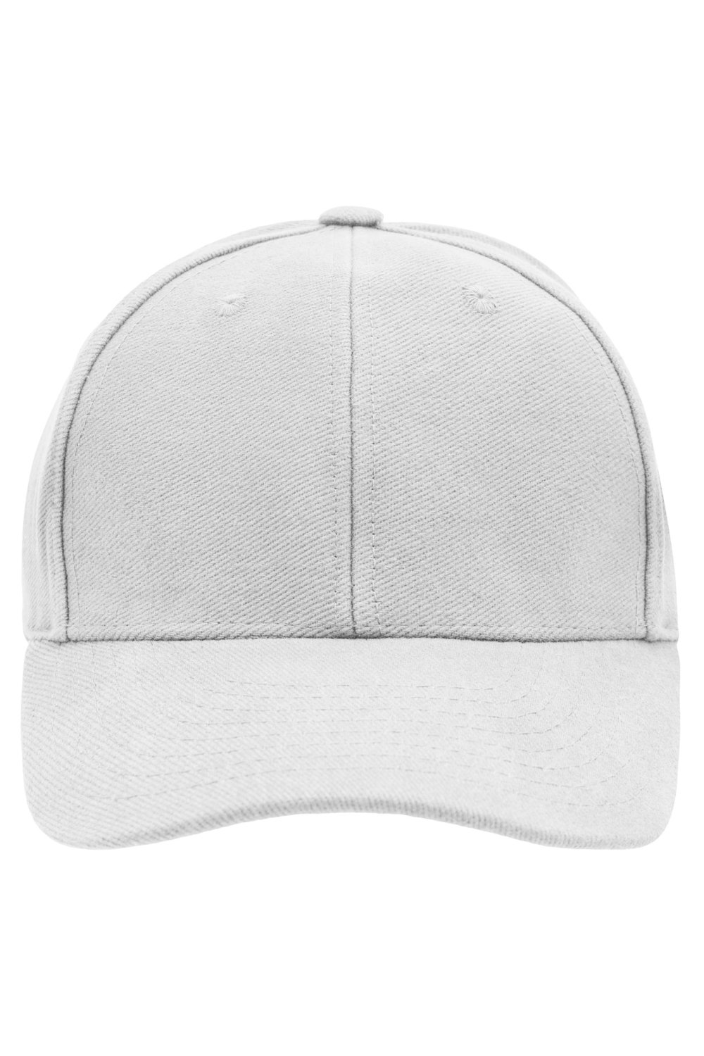 Daiber 6 Panel Raver Cap Laminated in White – Vorderansicht