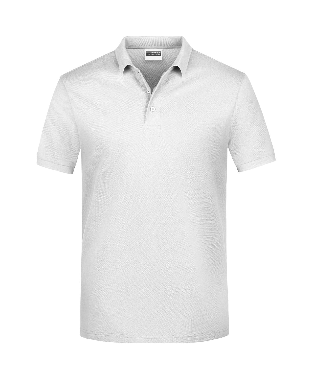Daiber Promo Polo Man in White – Vorderansicht