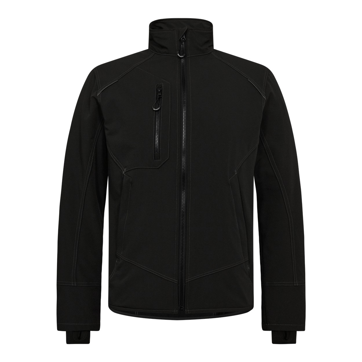 ENGEL X-treme 1366-317 Arbeitsjacke mit 4-Wege-Stretch in Schwarz – Vorderansicht