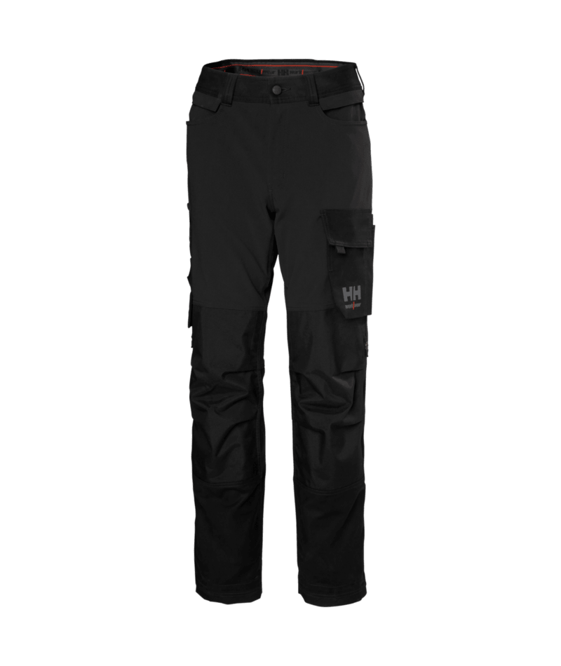 Helly Hansen Workwear W OXFORD 4X CNCT PANT in Schwarz – Vorderansicht
