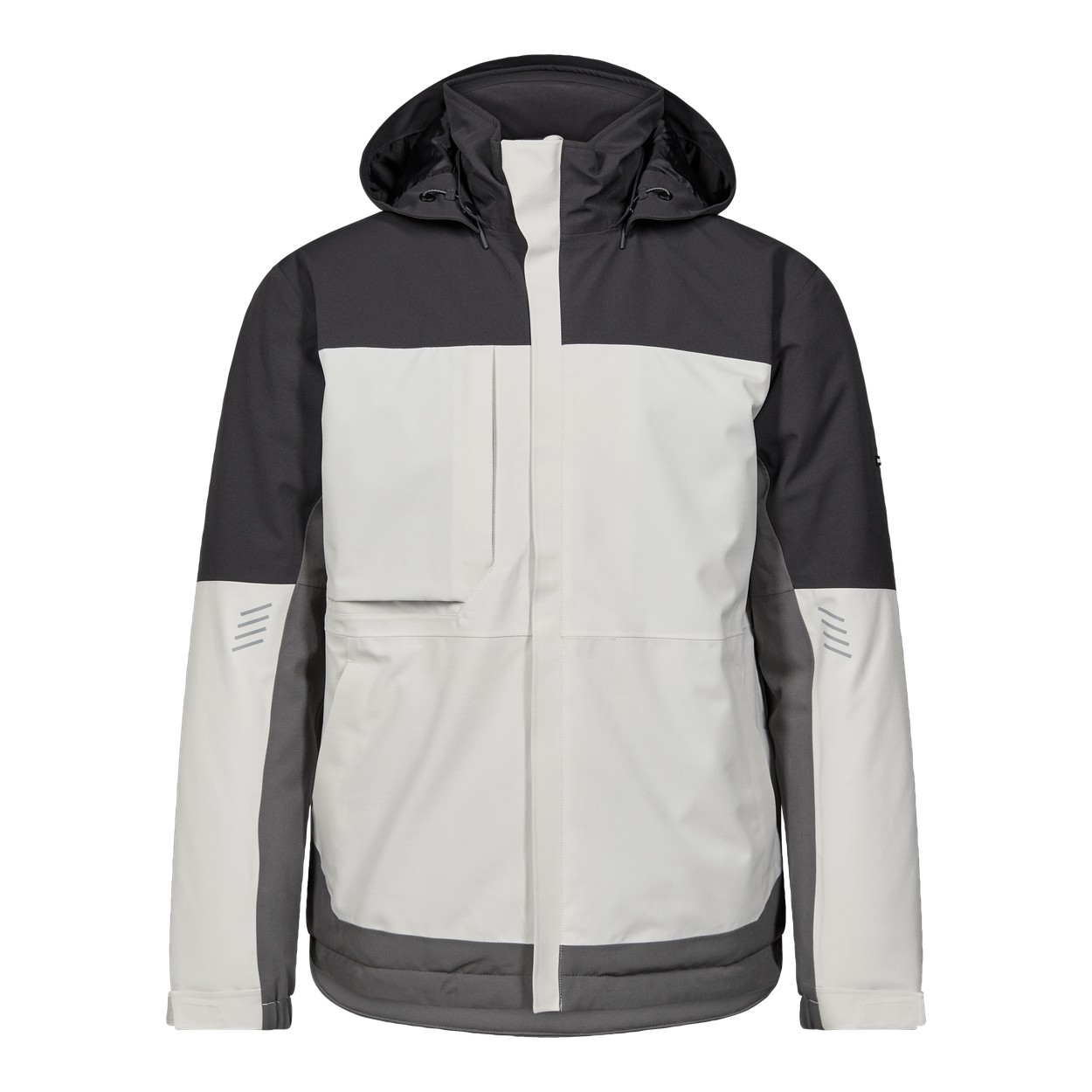 ENGEL Entire 1429-176 Winterjacke in Bone White / Anthracite Grey – Vorderansicht