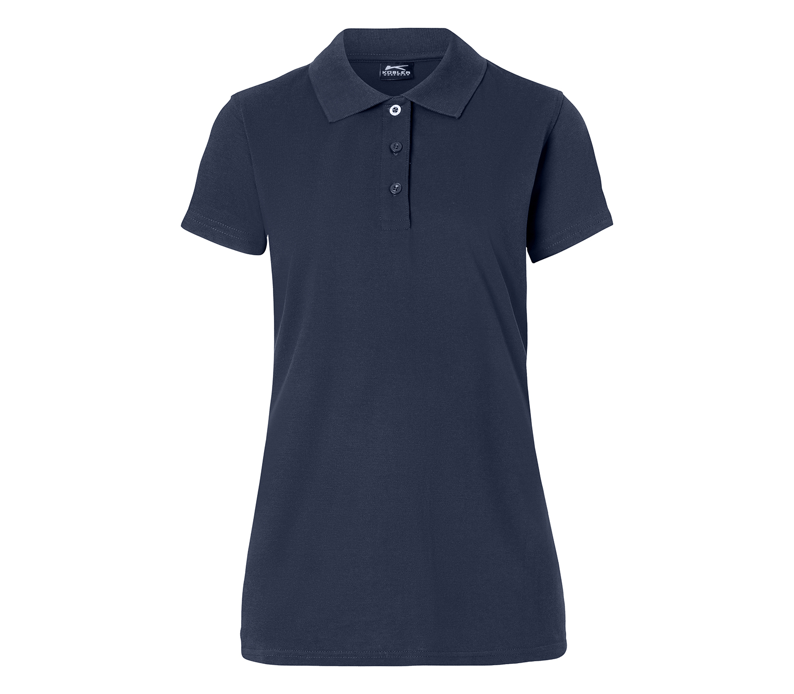KÜBLER SHIRTS Polo Damen in Dunkelblau – Vorderansicht