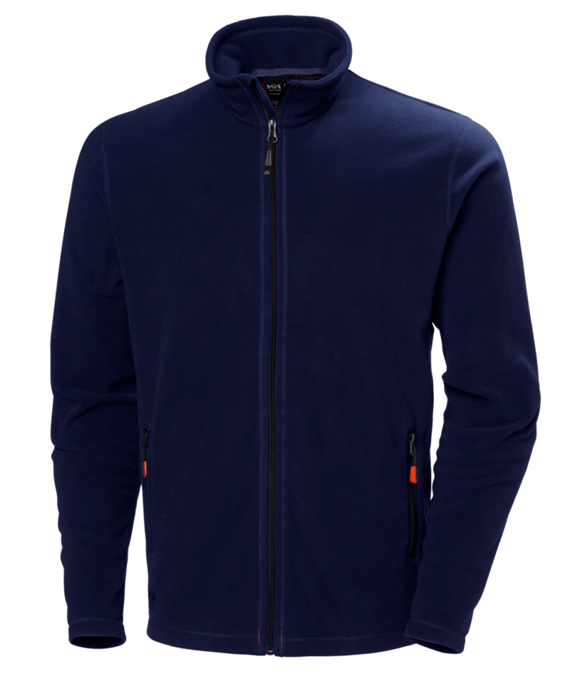 Helly Hansen Workwear OXFORD LIGHT FLEECE JACKET in Marine – Vorderansicht