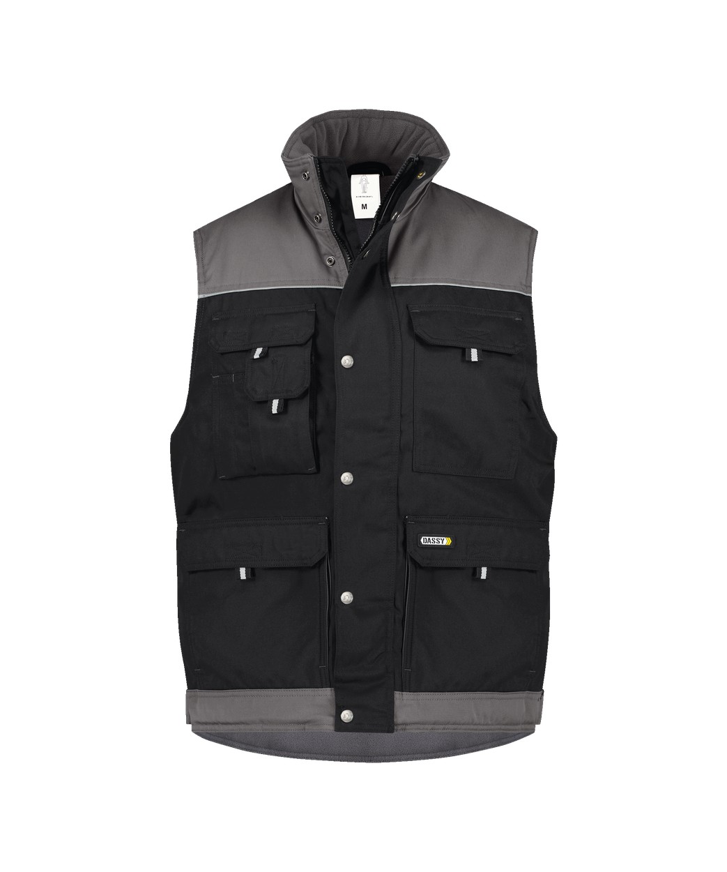 DASSY® Hulst in Schwarz/Zementgrau – Vorderansicht