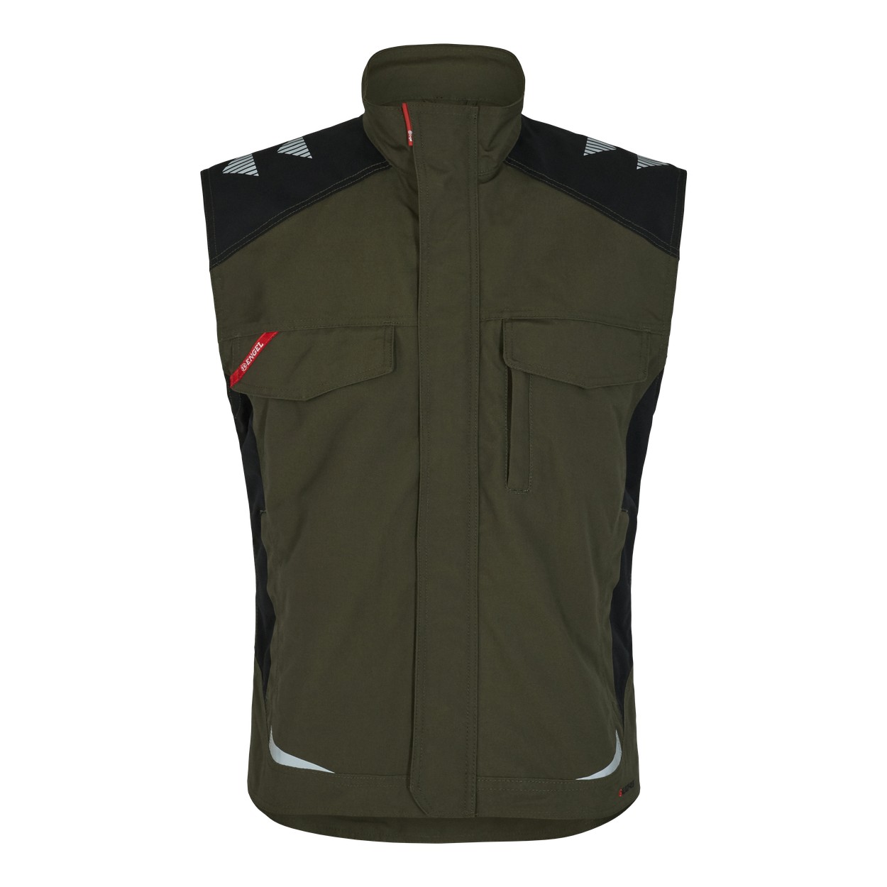 ENGEL Galaxy 5810-254 Serviceweste in Forest Green/Schwarz – Vorderansicht