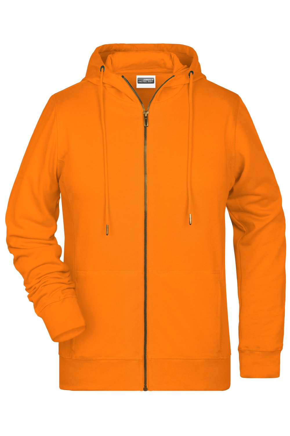 Daiber Ladies' Zip Hoody OCS Blended & RCS in Orange – Vorderansicht