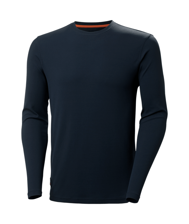 Helly Hansen Workwear TECH LONGSLEEVE in Marine – Vorderansicht