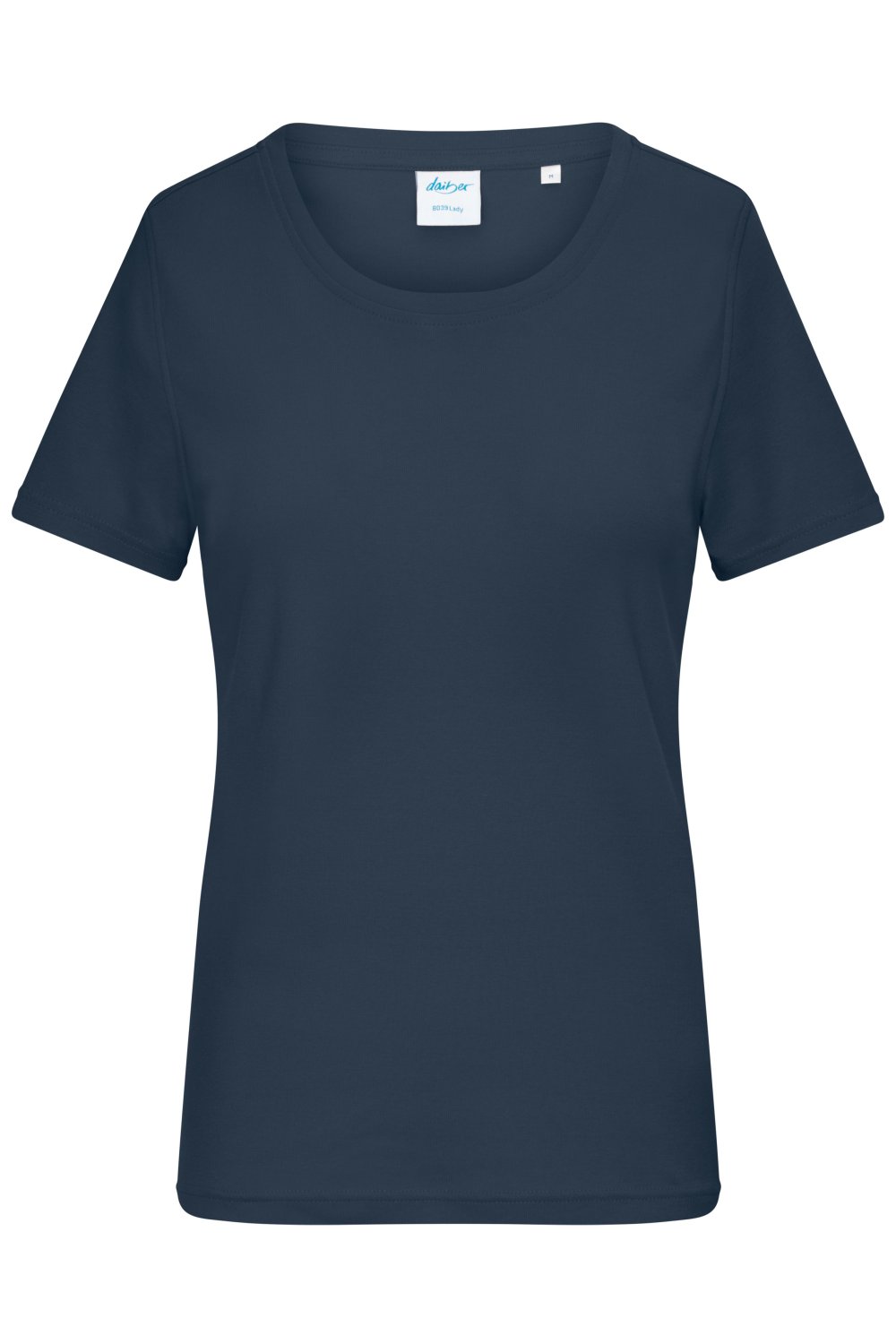 Daiber Ladies' T-Shirt 1:1 Rib OCS Standard in Navy – Vorderansicht