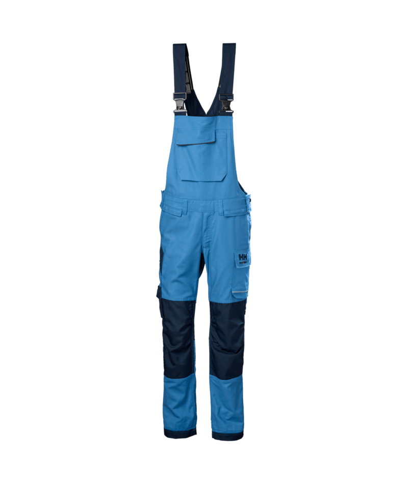 Helly Hansen Workwear OXFORD 2.0 CNCT BIB in Marine/Stein Blau – Vorderansicht