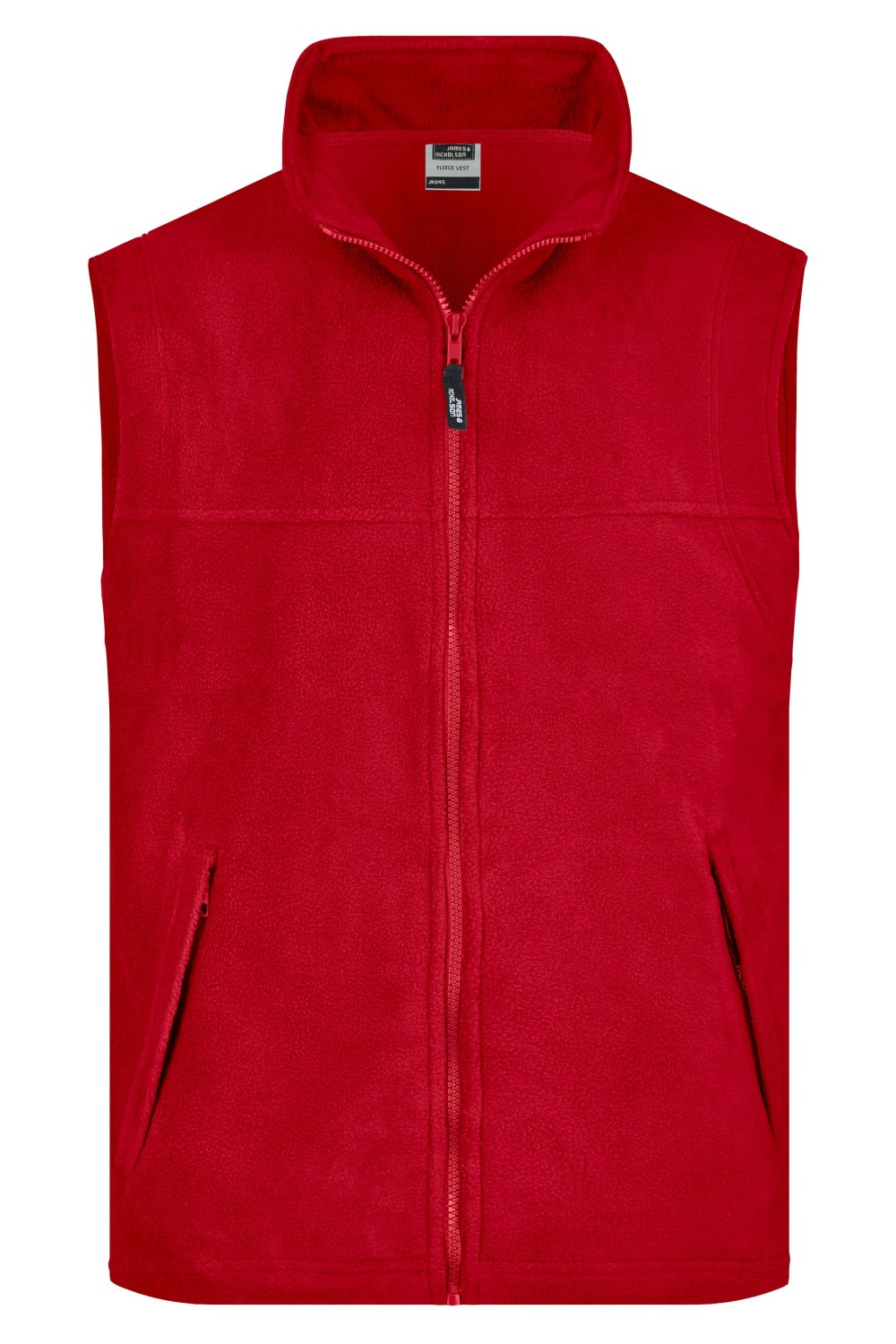 Daiber Fleece Vest in Red – Vorderansicht