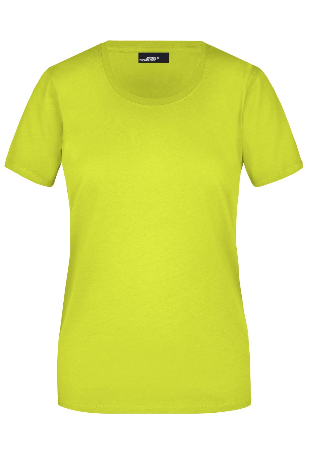 Daiber Ladies' Basic-T in Acid-Yellow – Vorderansicht