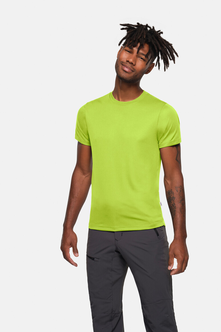 HAKRO 287 T-Shirt COOLMAX® ECO in Kiwi – Modellansicht