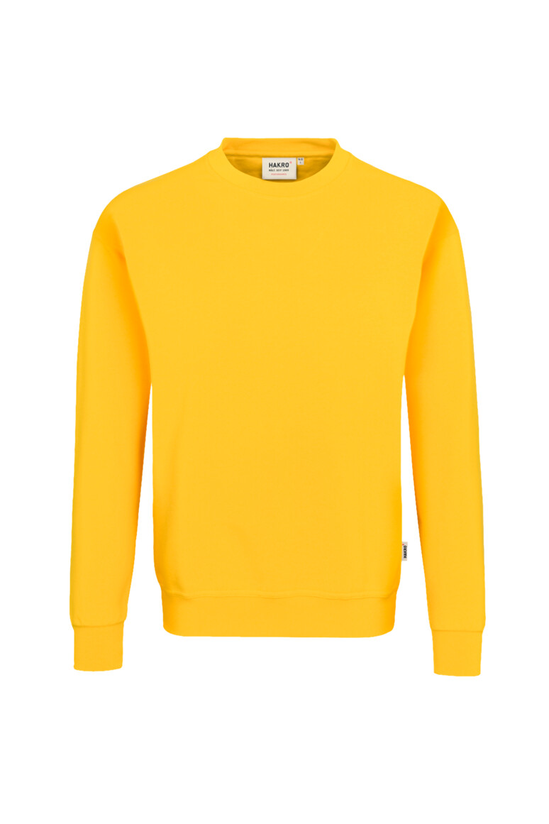 HAKRO 475 Sweatshirt MIKRALINAR® in Sonne – Vorderansicht