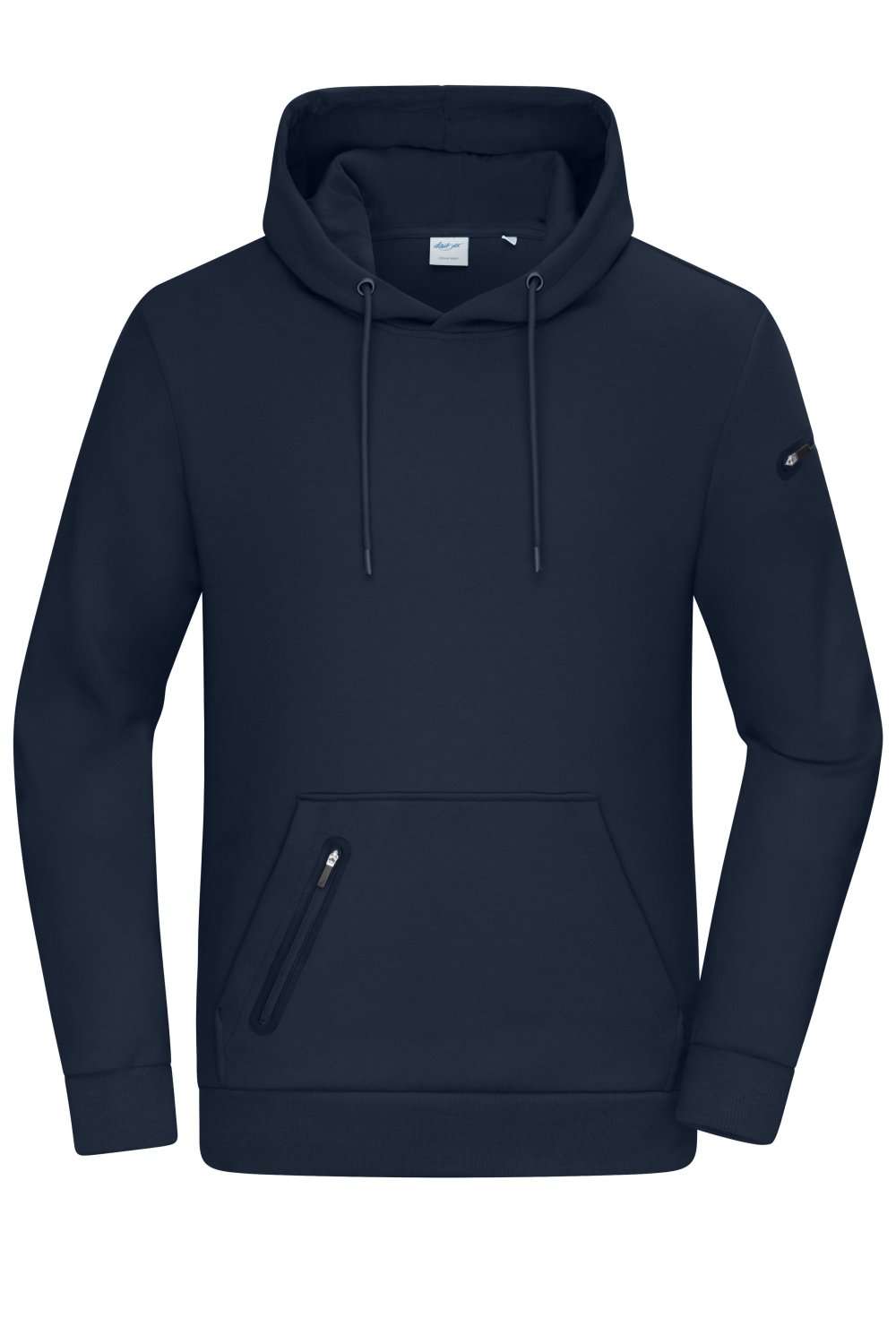 Daiber Men's Hoody Interlock OCS Blended & RCS in Navy – Vorderansicht