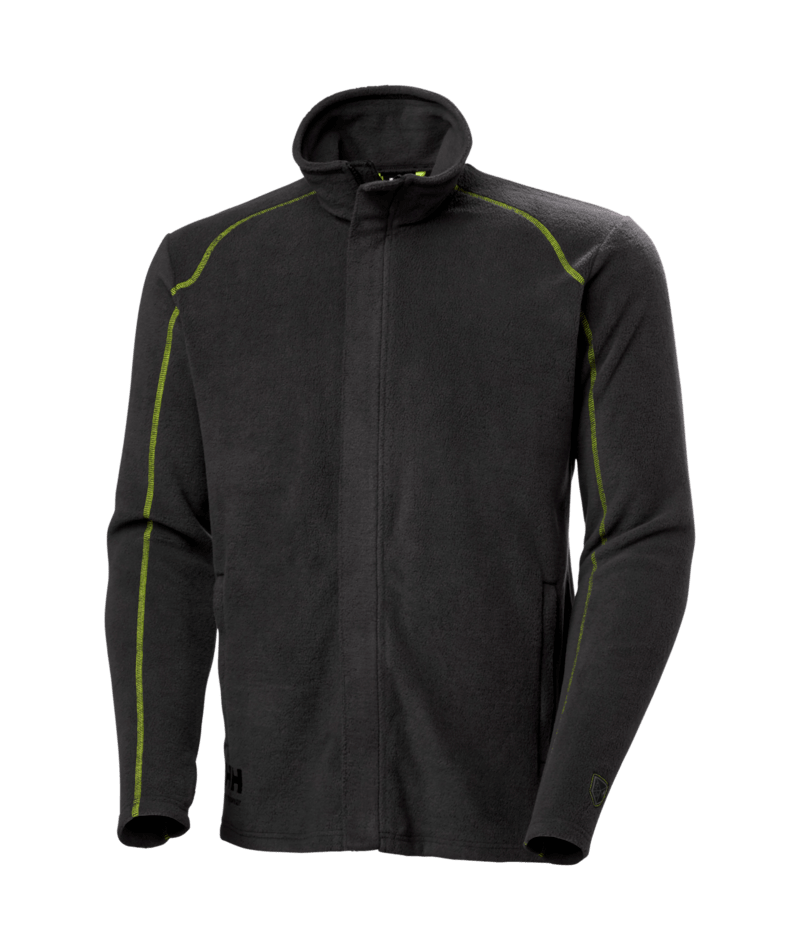 Helly Hansen Workwear FYRE FLEECE JACKET in Anthrazit – Vorderansicht