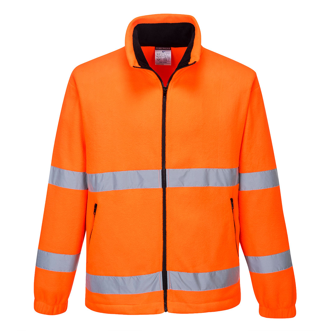 Portwest Hi-Vis Essential Fleece in Orange – Vorderansicht