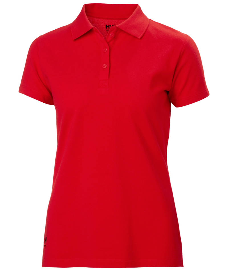 Helly Hansen Workwear W CLASSIC 2.0 POLO in Signal Rot – Vorderansicht