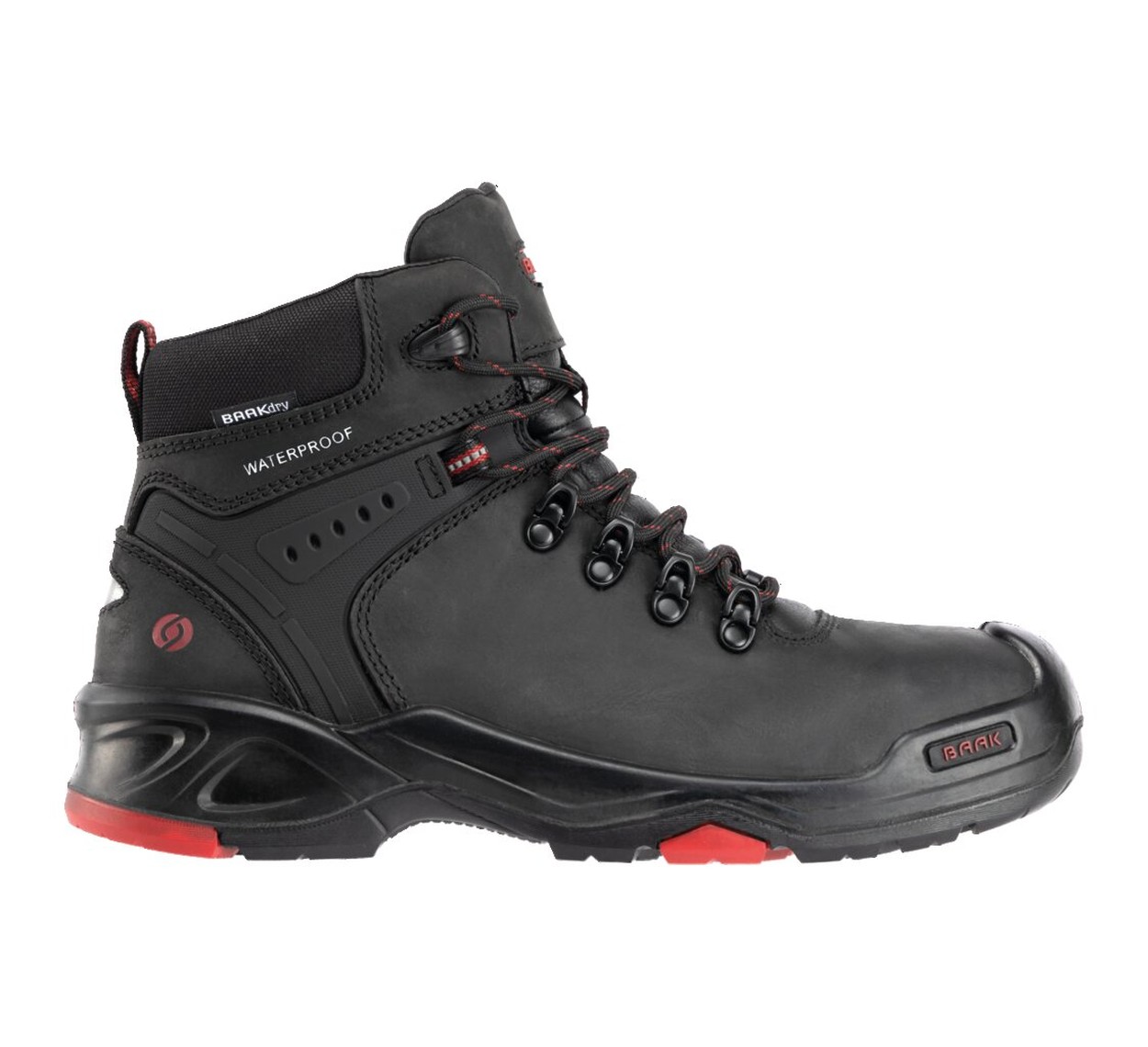 BAAK Stiefel S3 BAAK DRY schwarz BAILEY in Schwarz – Vorderansicht