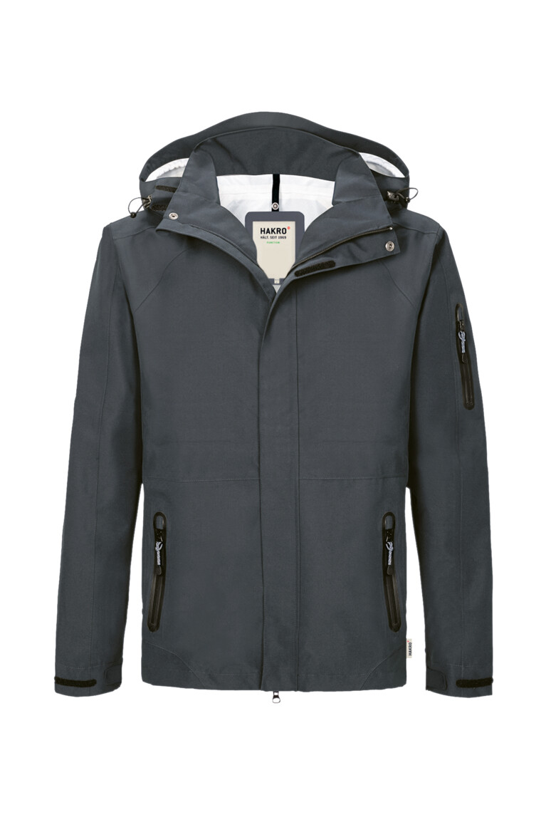 HAKRO 850 Activejacke in Anthrazit – Vorderansicht