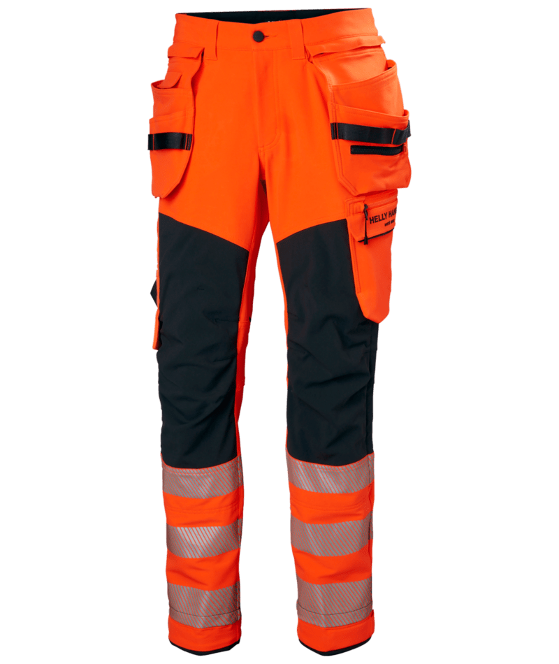 Helly Hansen Workwear ICU BRZ CONS PANT CL 2 in Orange/Anthrazit – Vorderansicht