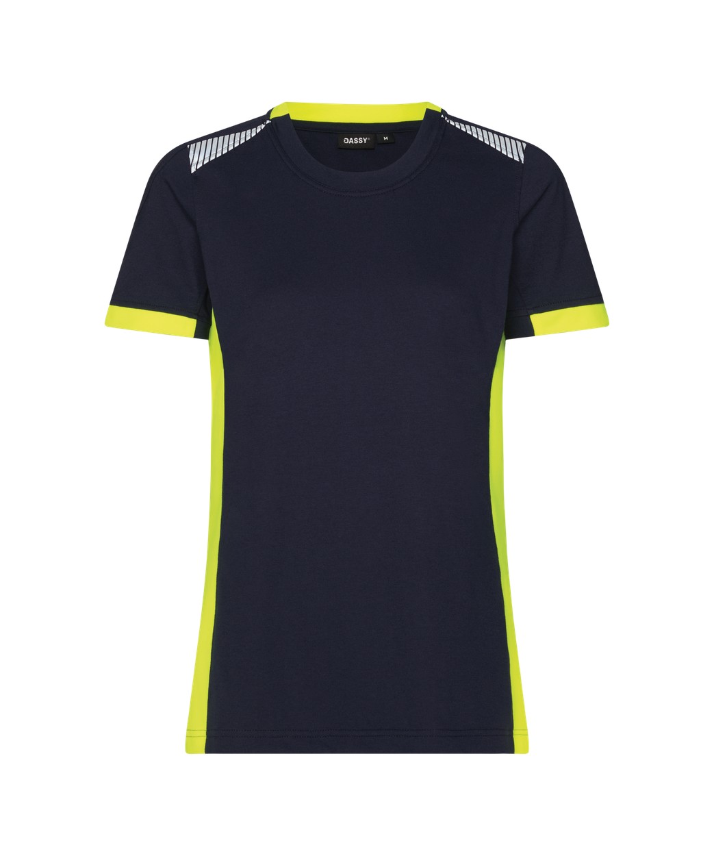 DASSY® Tampico Women in Nachtblau/Neongelb – Vorderansicht