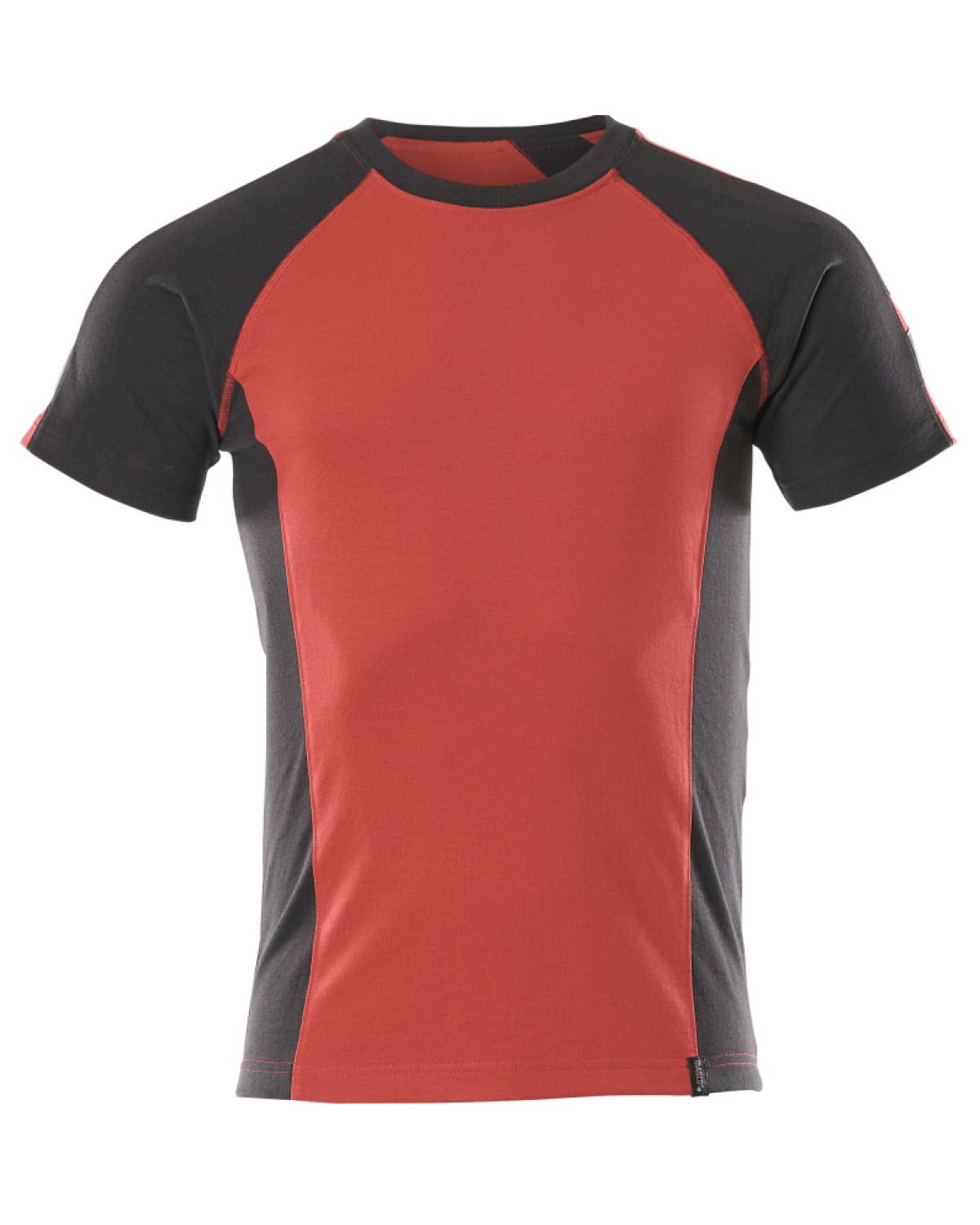 MASCOT Potsdam T-Shirt in Rot/Schwarz – Vorderansicht
