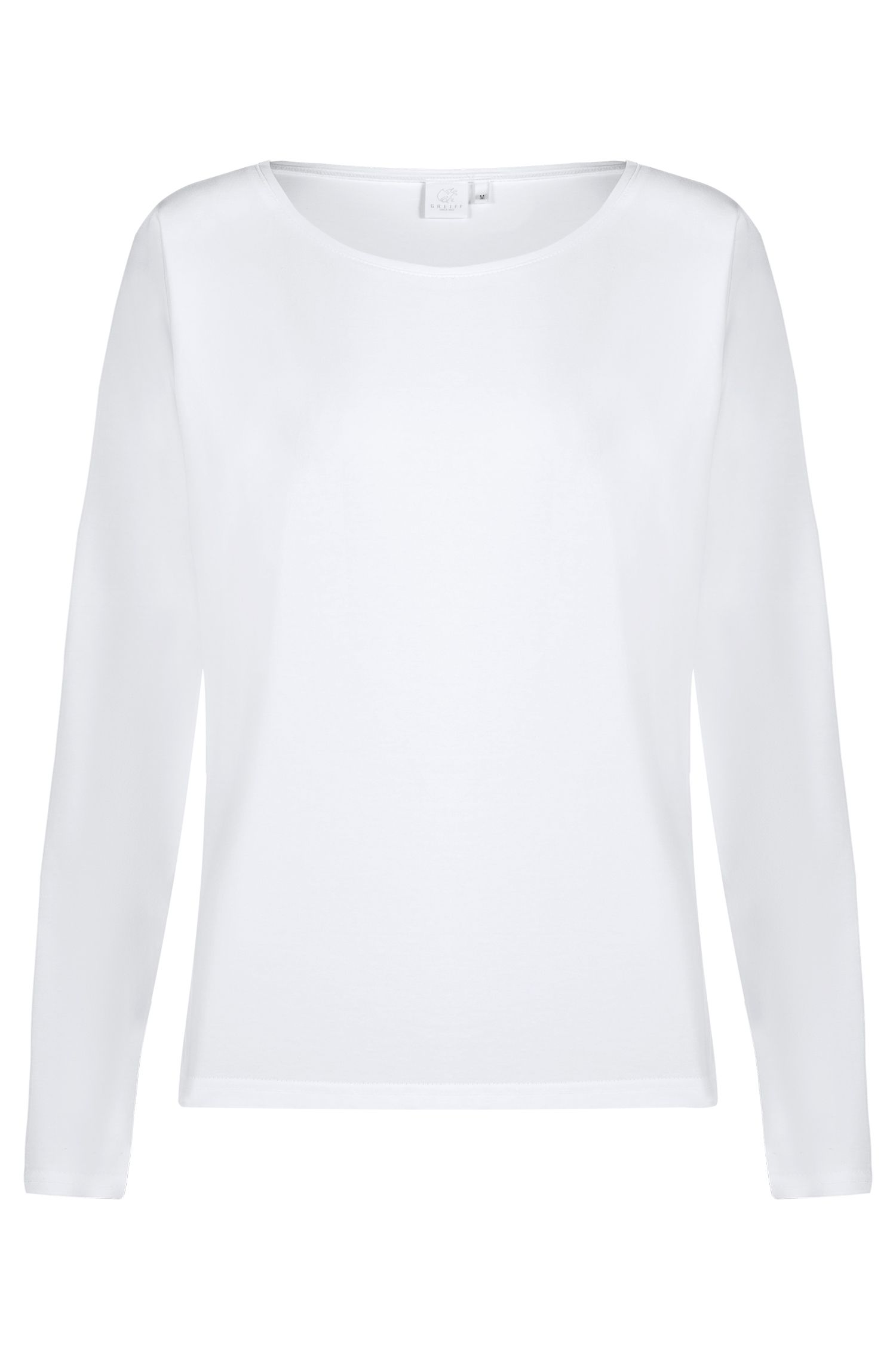 Greiff Damen-Shirt 1/1 RF Casual in Weiß – Vorderansicht