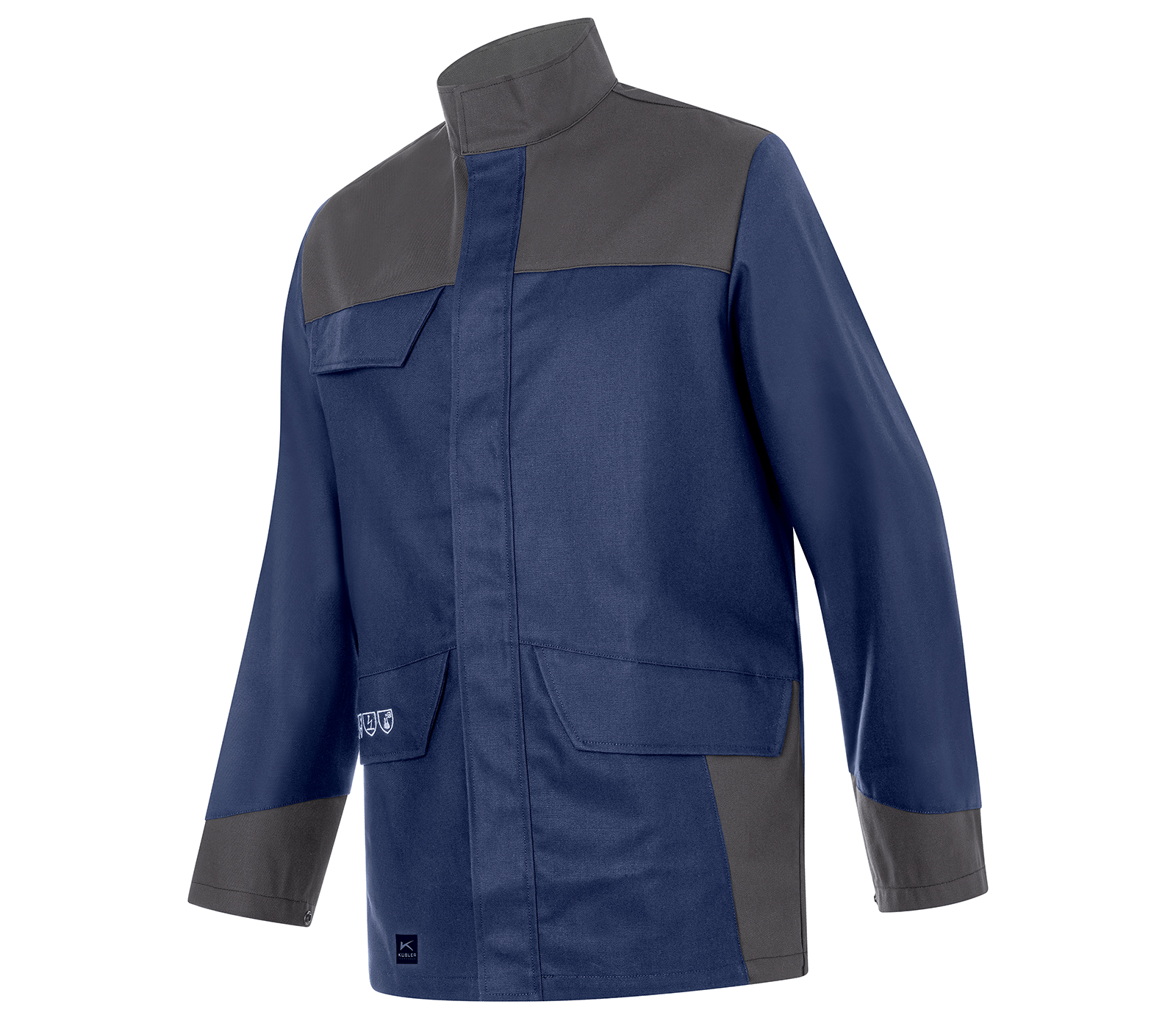 Kübler SAFETY X COMPACT Jacke PSA 3 in Dunkelblau/Anthrazit – Vorderansicht
