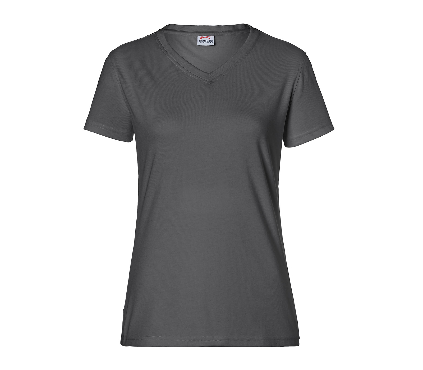 KÜBLER SHIRTS T-Shirt Damen in Anthrazit – Vorderansicht