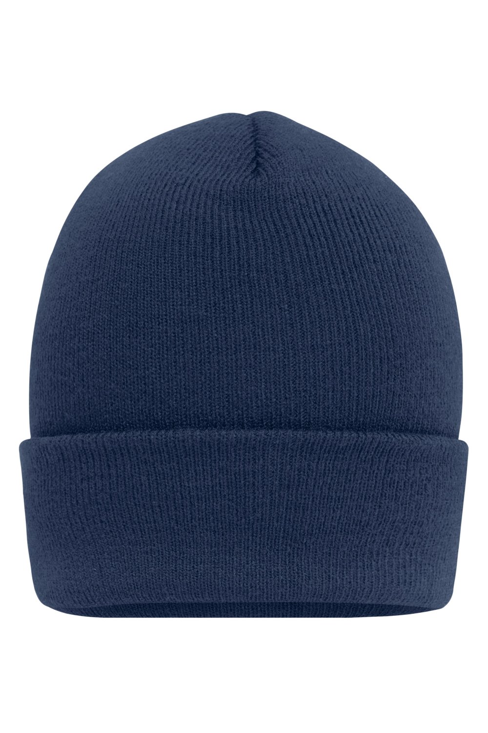 Daiber High Brim Beanie in Navy – Vorderansicht