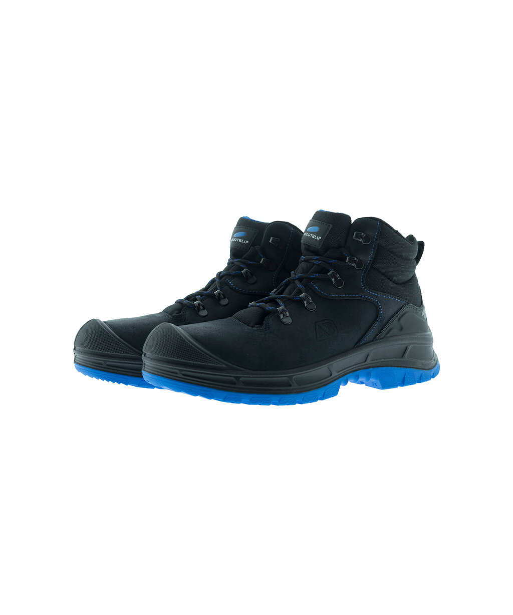 ABOUTBLU Oikos Mid S3 in Schwarz/Blau – Vorderansicht