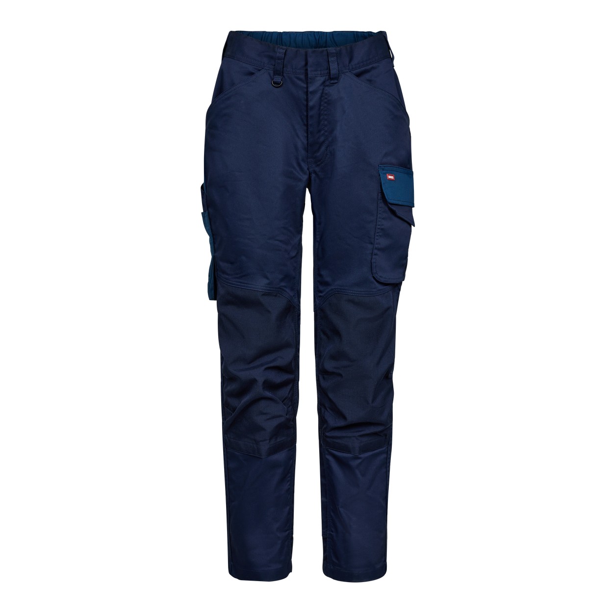 ENGEL Galaxy 2816-255 Damen Arbeitshose mit 2-Wege-Stretch in Blue Ink/Dark Petrol – Vorderansicht