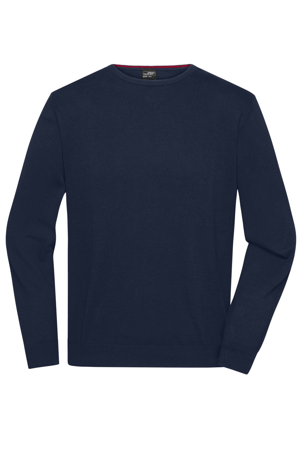 Daiber Men's Round-Neck Pullover in Navy – Vorderansicht
