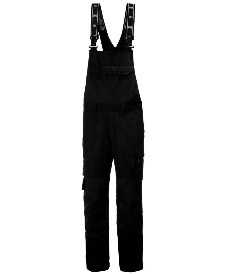 Helly Hansen Workwear OXFORD BIB in Schwarz – Vorderansicht