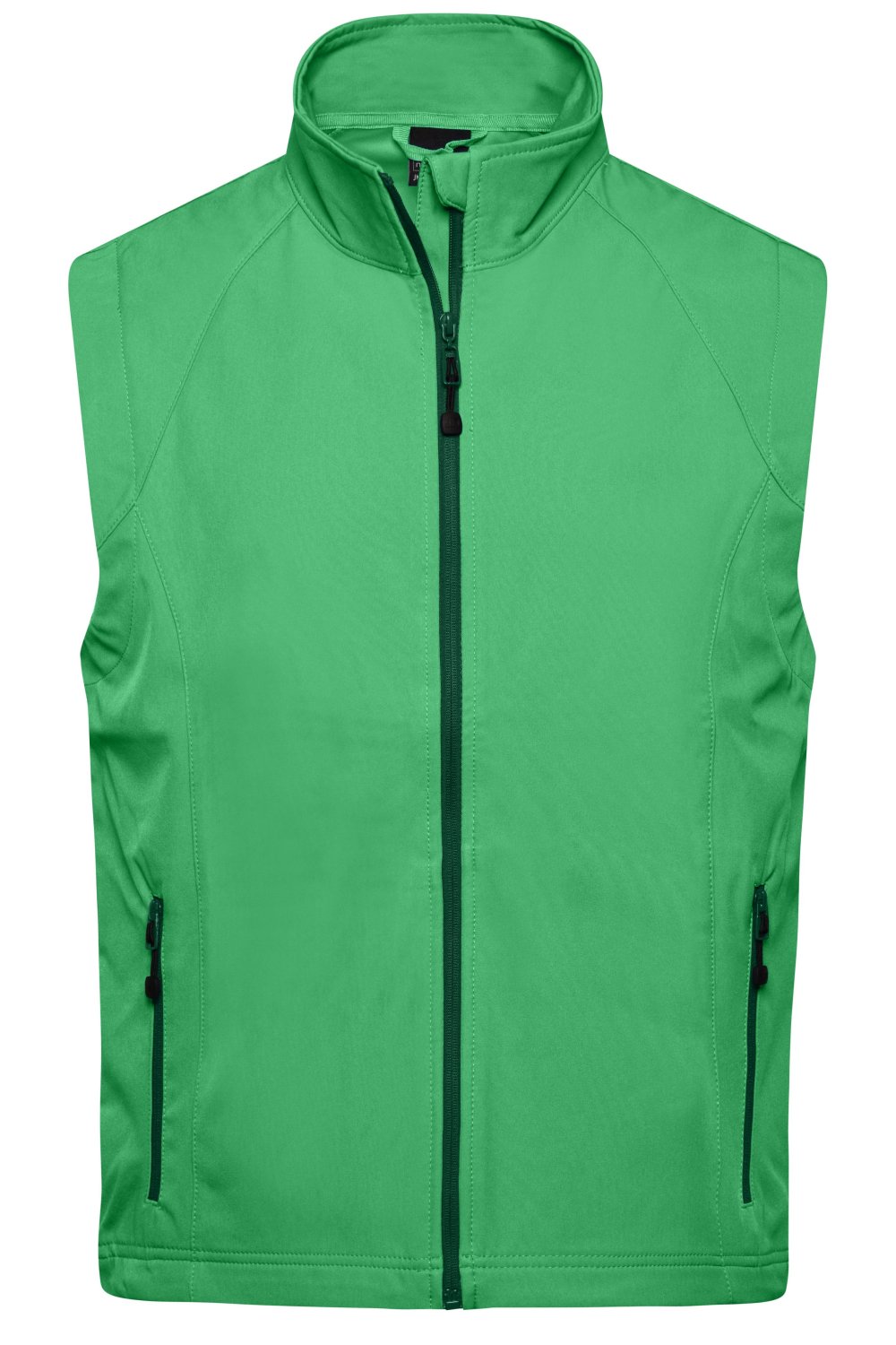 Daiber Men's Softshell Vest in Green – Vorderansicht