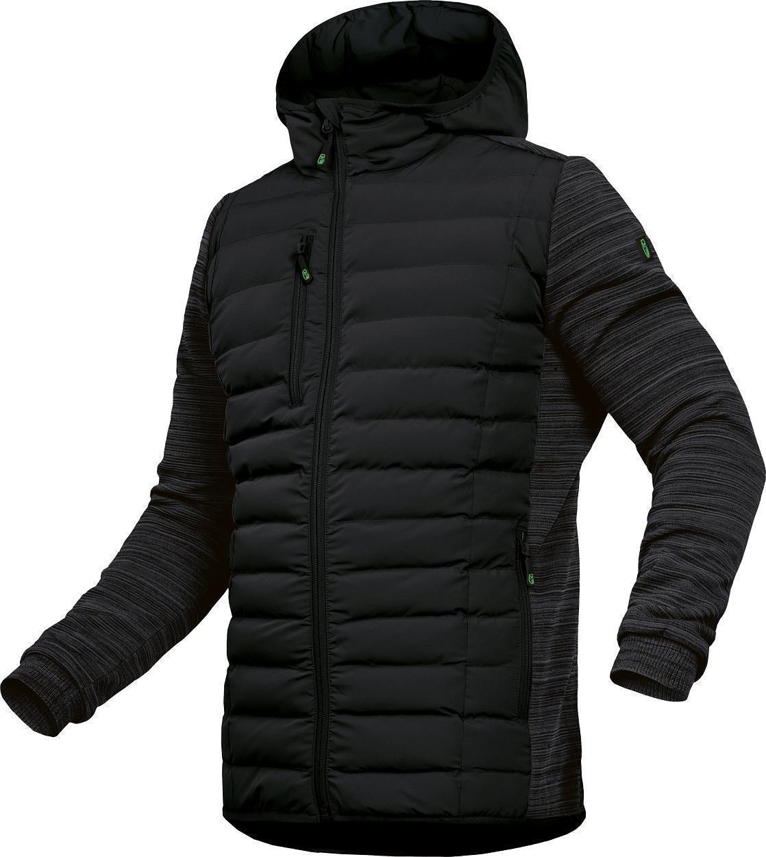 Leibwächter Hybridjacke Casual Line in Schwarz – Vorderansicht