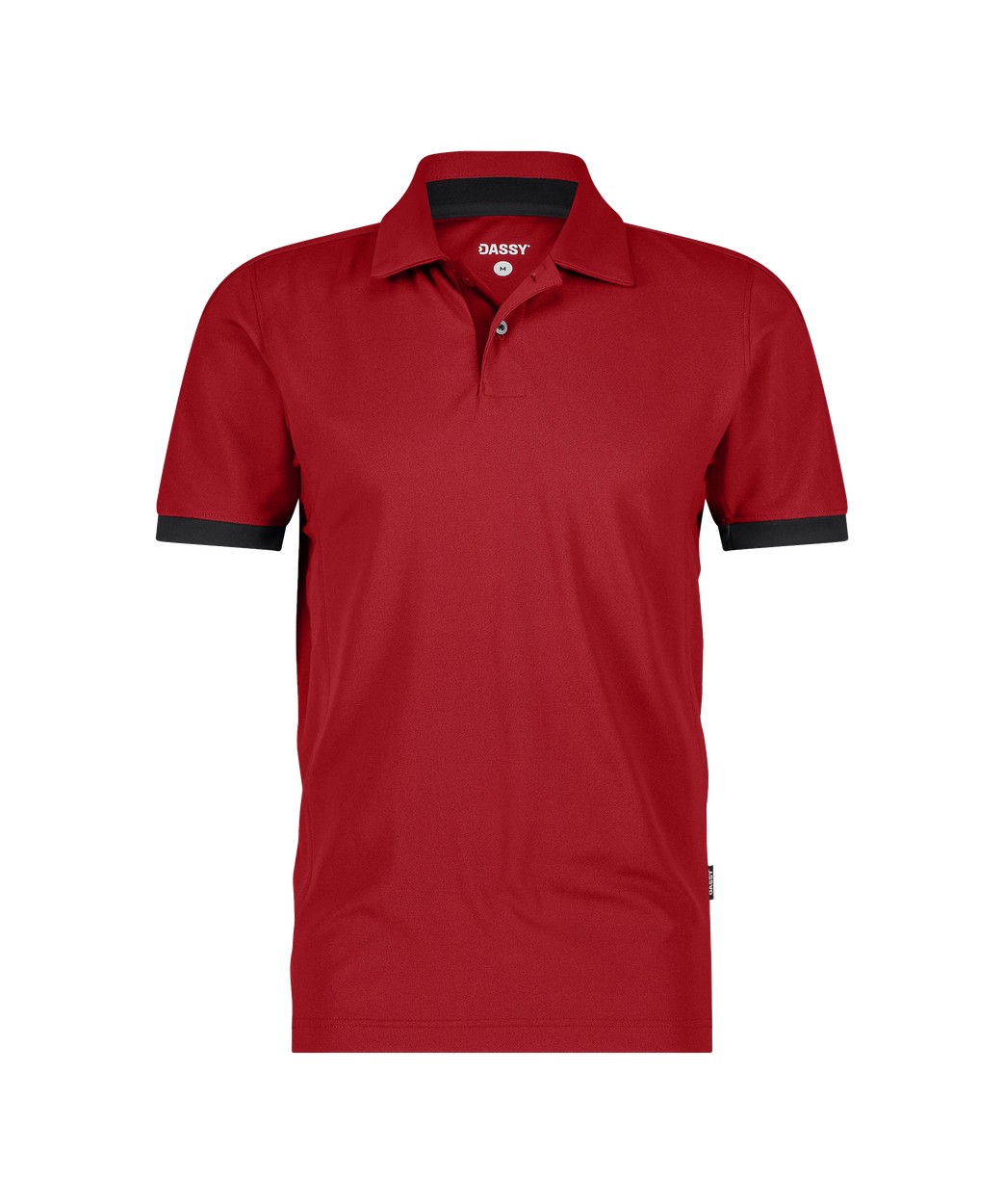DASSY® Traxion Next in Rot/Schwarz – Vorderansicht