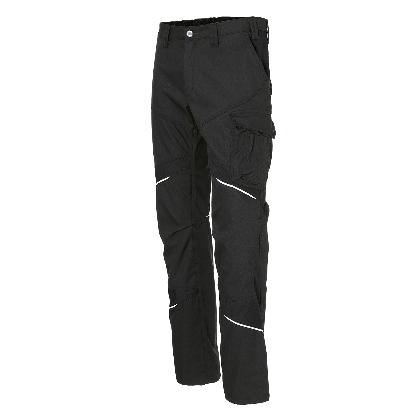 KÜBLER ACTIVIQ cotton+ Damenhose in Schwarz – Vorderansicht