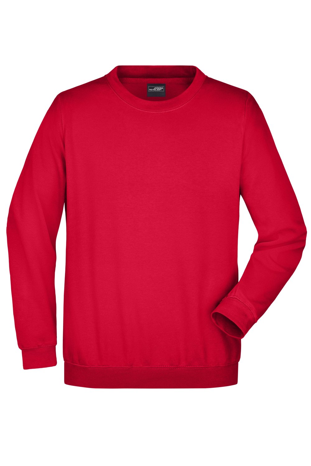 Daiber Round-Sweat Heavy in Red – Vorderansicht