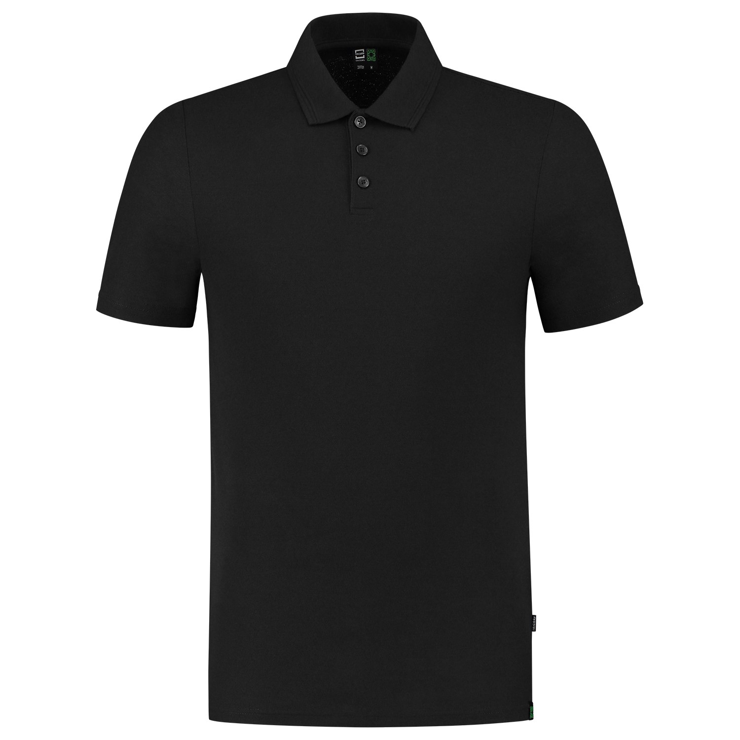 TRICORP Poloshirt Fitted Rewear in Black – Vorderansicht