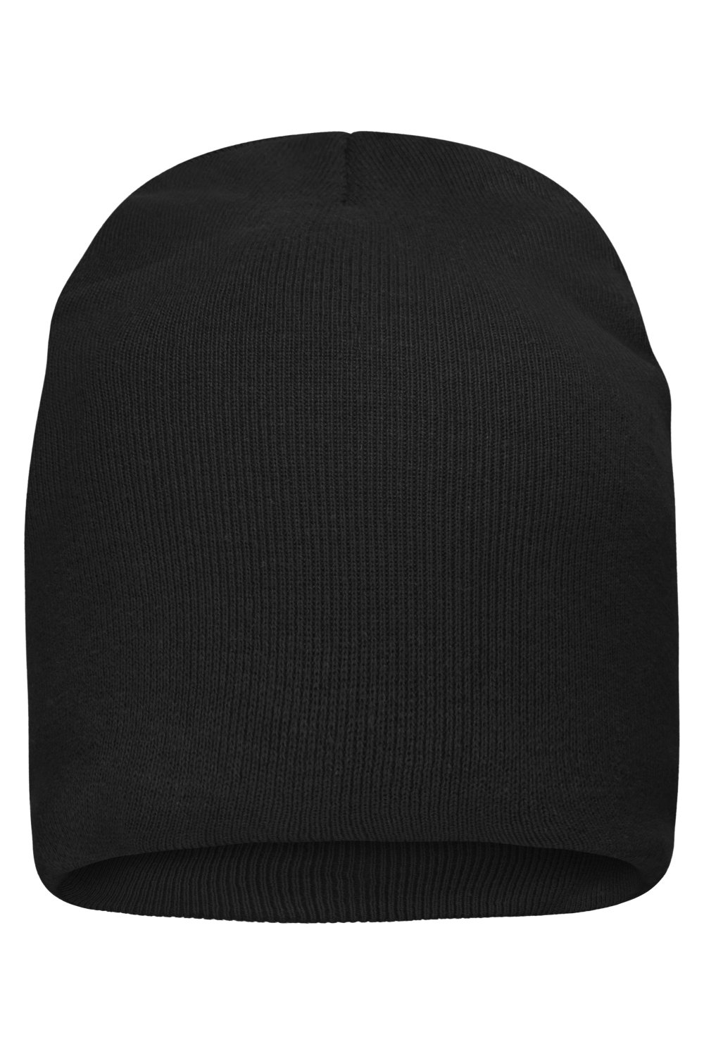 Daiber Organic Cotton Casual Beanie OCS Standard in Black – Vorderansicht