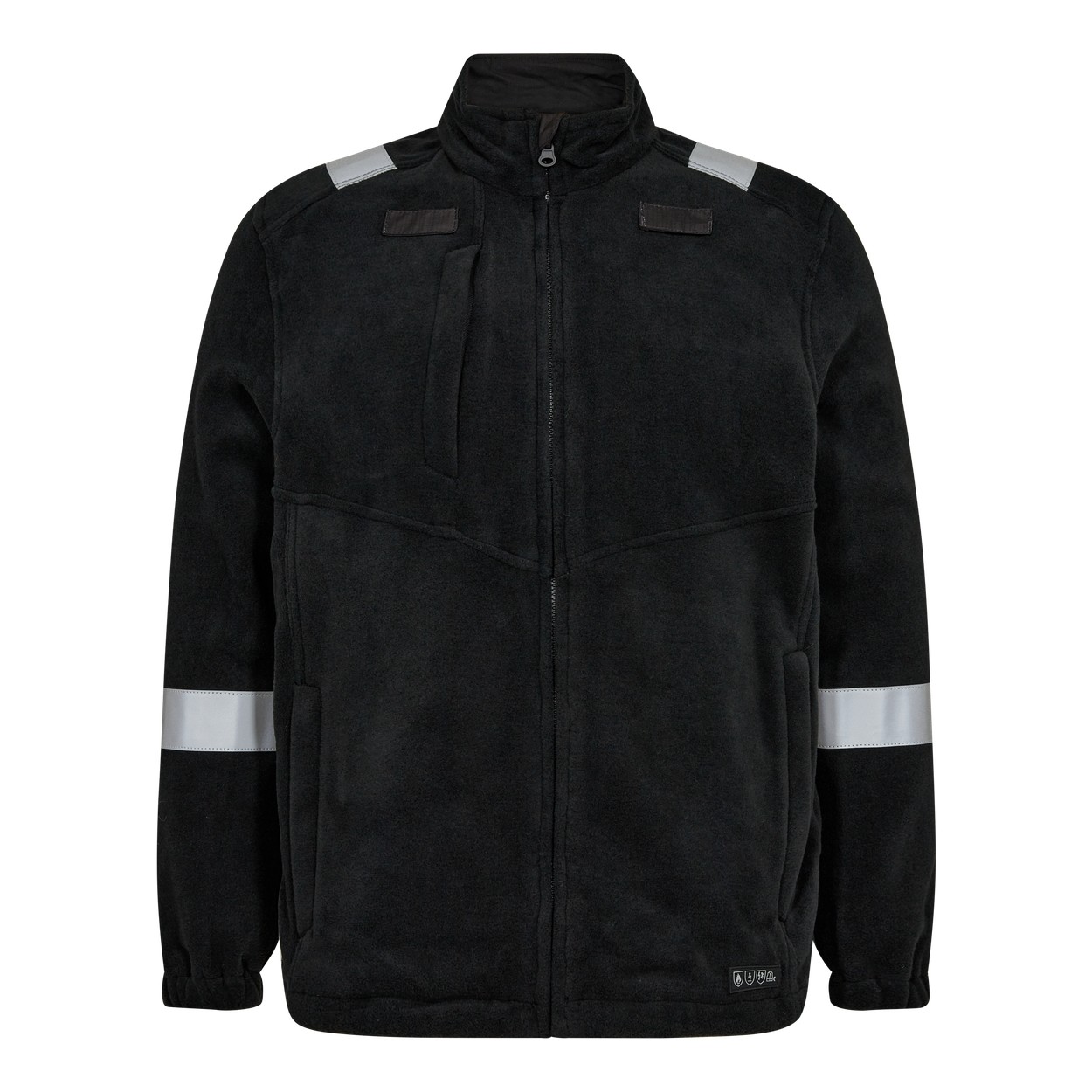 ENGEL Safety+ 1325-179 Fleecejacke in Schwarz – Vorderansicht
