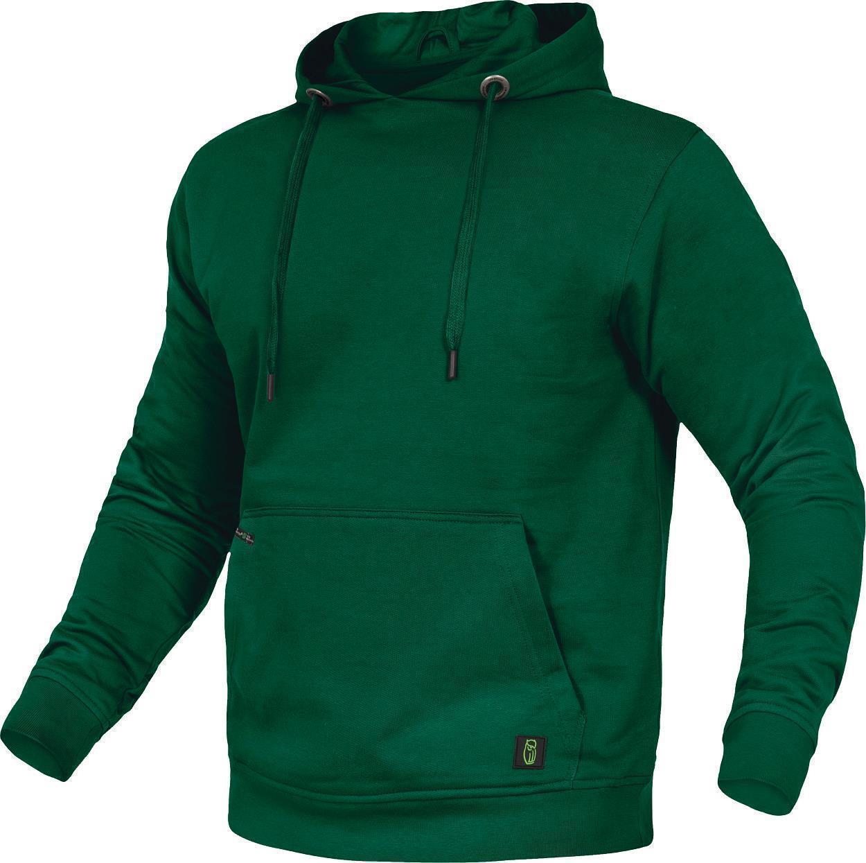 Leibwächter Hoodie "Kim" Classic Line in Grün – Vorderansicht