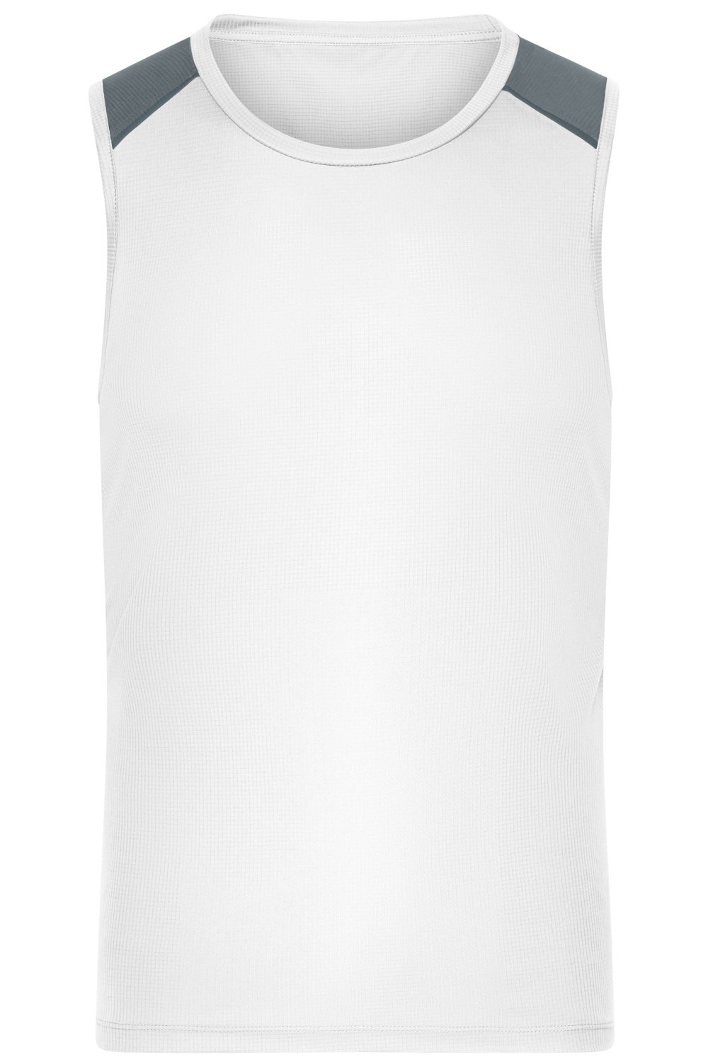 Daiber Men's Running Tank GRS in White – Vorderansicht
