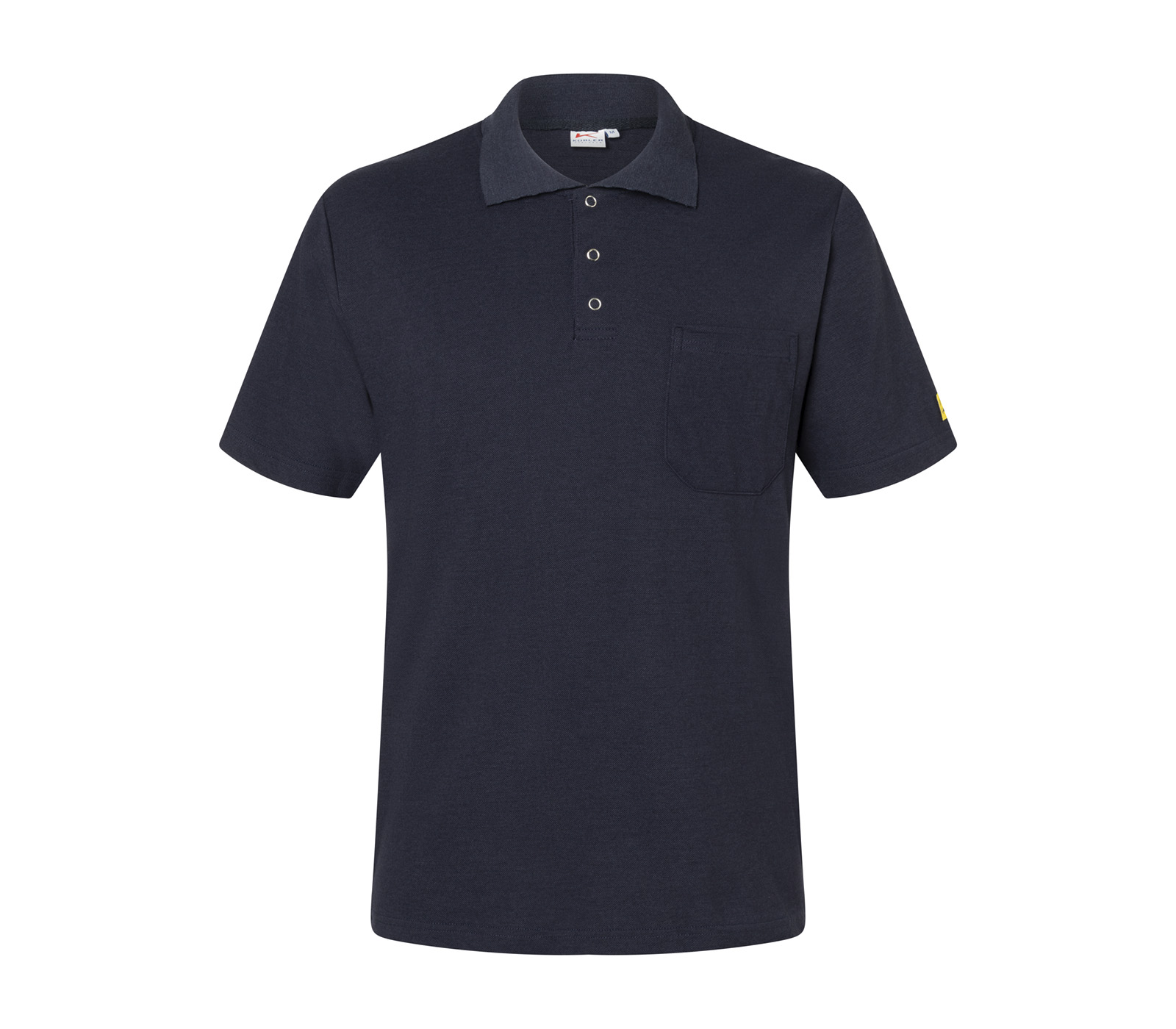 Kübler ESD Poloshirt in Dunkelblau – Vorderansicht