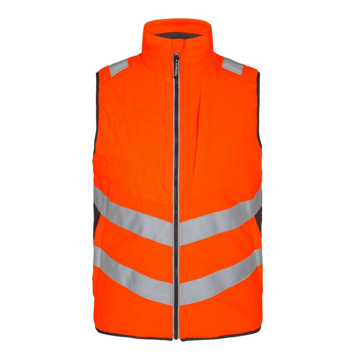 ENGEL Safety 5159-158 Stepp-Innenweste in Orange/Anthrazit Grau – Vorderansicht