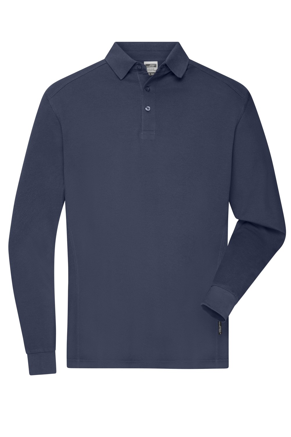 Daiber Men's Workwear-Long-Sleeved Polo OCS Blended in Navy – Vorderansicht
